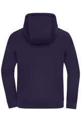 DAIBER Mens Oversized Zipped Hoodie