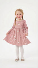 H&M Girls Printed Dress