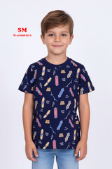 Graphic Print Boy's T-shirt