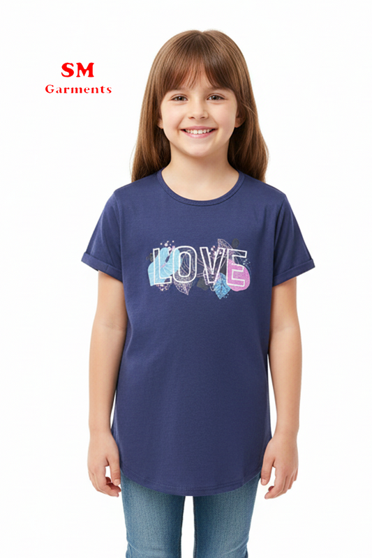 BEJO GIRLS LOVE PRINT T SHIRT