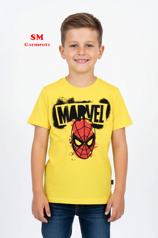 ORIGNAL MARINES BOYS SPIDER MAN PRINTED T SHIRT