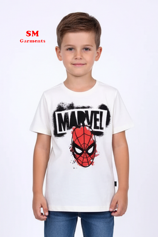 ORIGNAL MARINES BOYS SPIDER MAN PRINTED T SHIRT