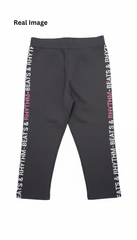 LCW Girls Grey Printed Capri