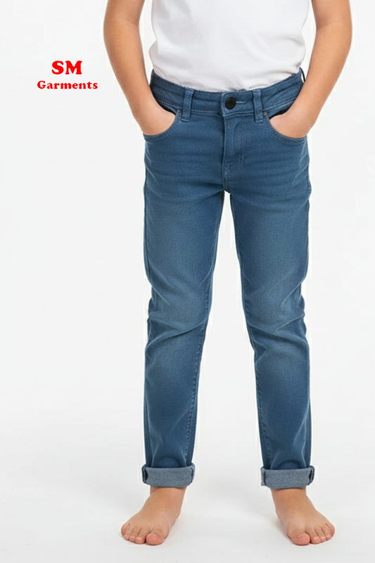 BRADY SLIM PUDDLE KIDS COTTON JEANS