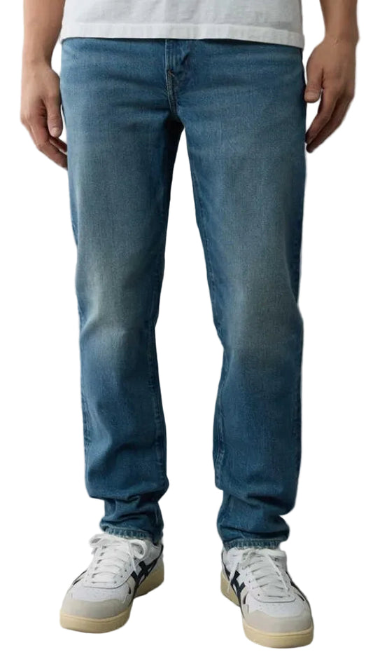 Easy Flex Tencel Fibers Slim Straight Jeans For Mens