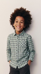 MY CHICCO KIDS CHECK SHIRT WITH POCKET