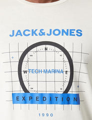 J&J Mens Jcoocean Crew Neck T Shirt