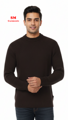 Knitted Blouse Dark Brown