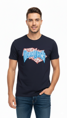 GUESS MENS LOGO PRINTED T-SHIRT