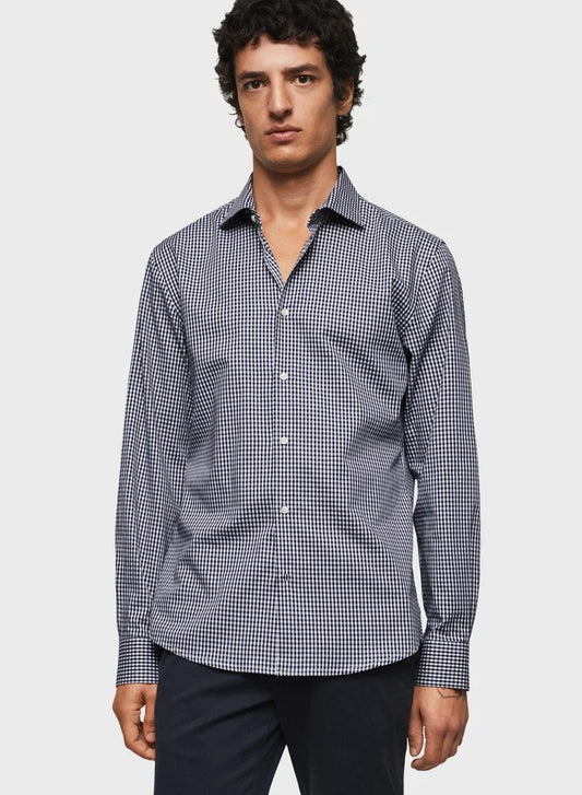 MNG Mens Checked Slim Shirt