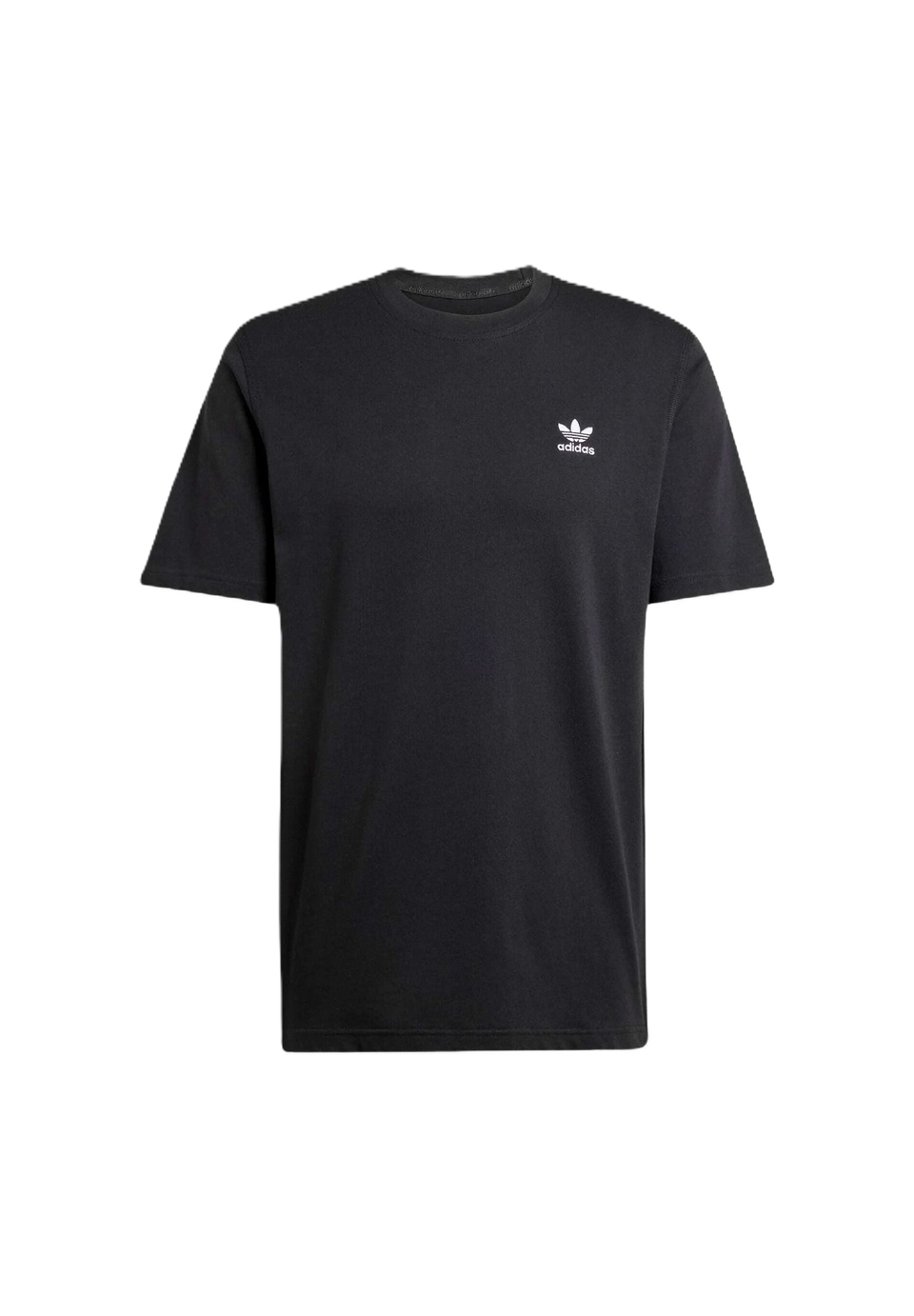 Men's Trefoil Essentials Short-Sleeve T-Shirt in Black