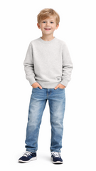 TAPE A L OEILBOYS BASIC HEATHER GREY SWEATSHIRT