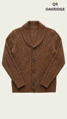 QR OAKRIDGE Womens Knit Pockets Cardigans