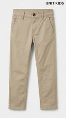 UNIT Boys Classic Beige Cotton Pants