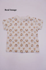 GIRLS Printed Half Sleeved Shirt