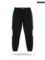 Boys' Black Athletic Joggers with Side Stripes – Comfortable Casual Sweatpants