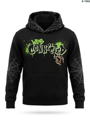 E-Tees Boys "Web Connected" Spider Graphic Hoodie