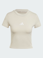 Women Baby Look Essentials 3-Stripes Slim T-Shirt
