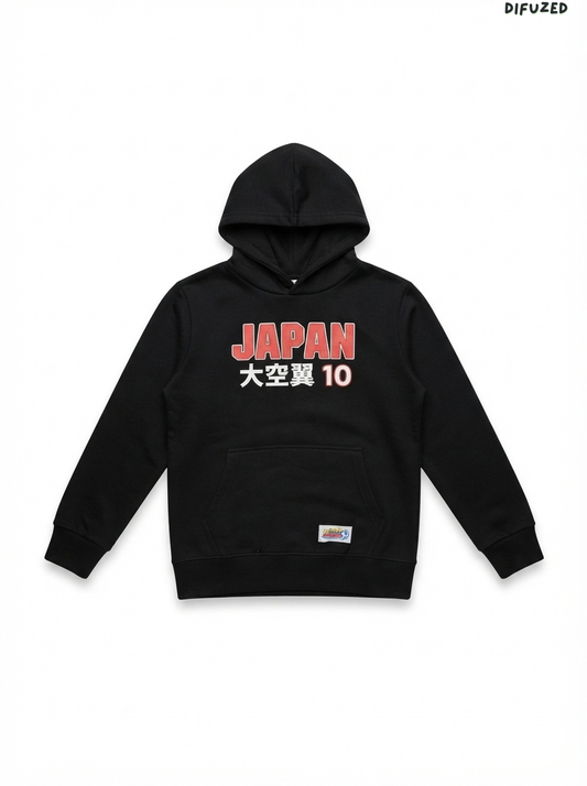 Difuzed Boys "Captain Tsubasa Japan 10" Graphic Hoodie