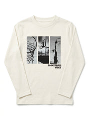 Kids' Off-White "BASKETBALL VIBES" T-Shirt