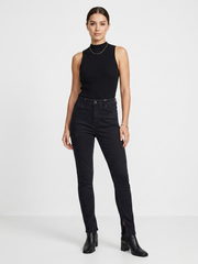 Bershka Skinny Jeans With Ankle Slits