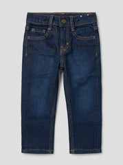 Kids' Dark Wash Blue Jeans | Stretch Denim Pants