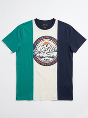 Men's Color-Blocked "Expedition Outfitters" Graphic T-Shirt