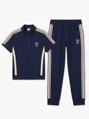 Women's Retro Striped Dri-Fit 2-Piece Tracksuit Set