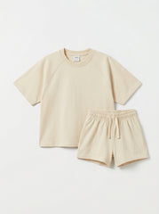 Girls' 2-Piece Short-Sleeve T-Shirt & Shorts Set
