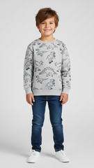 BLUE SEVEN BOYS DINO PRINTED SWEATSHIRT