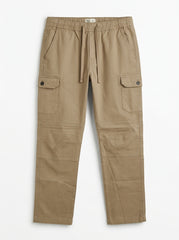 Imported Premium Men's Khaki Cargo Trouser