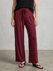 Women's Wide-Leg Drawstring Lounge Pants
