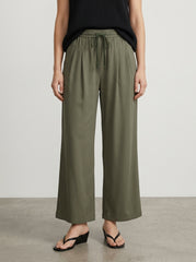 Women's Wide-Leg Drawstring Lounge Pants