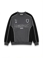 Downforce Grey & Black Sweatshirt | Men's Streetwear
