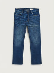 Men’s Straight Fit Medium Blue Denim Jeans