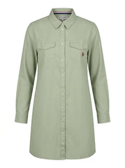 Women’s Sage Green Shirt Dress