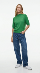 B.YOUNG WOMENS CREW NECK 3QUARTER SLEEVED PULLOVER