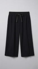 OYSHO Womens Black Wide Leg Trouser