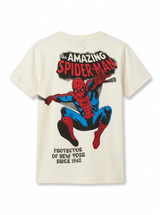 Boys' Marvel Spider-Man Graffiti T-Shirt - Off-White / Cream