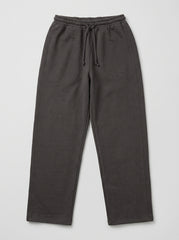 Women's Casual High-Waist Charcoal Fleece Sweatpants
