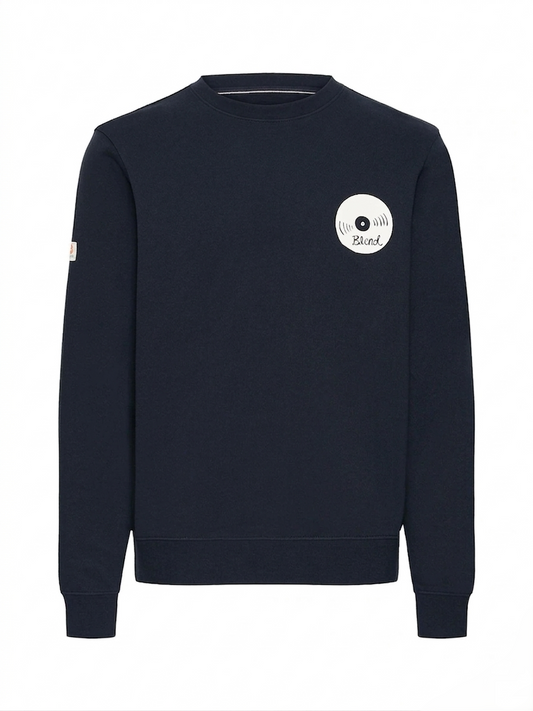 BLEND MENS BHSUN MUSIC BACKPRINT SWEATSHIRT