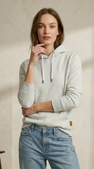 KLEINIGKEIT WOMENS MEER LIEBE بیک پرنٹ ہوڈی