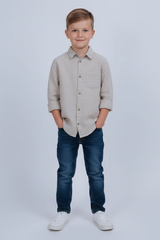 H&M Boys Plain Cotton Shirt