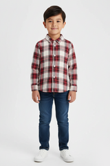 BOYS CHECKED SHIRT