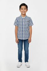 H&M بچوں کی چیکر والی شرٹ