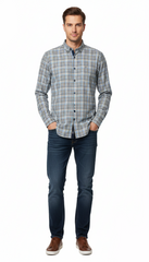 REDMOND Casual Men's Checkered Shirt