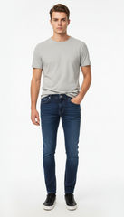 KIABI سلم فٹ جینز