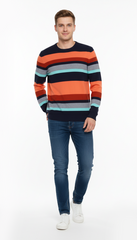 BLEND Multi Striped Jersey For Men