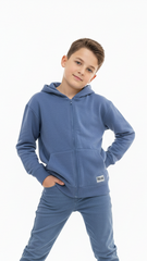 LEFTIES BOYS BASIC ZIPPED HOODIE