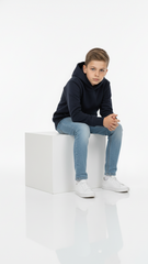 ROADWEAR BOYS BASIC HOODIE (MIDNIGHT NAVY )